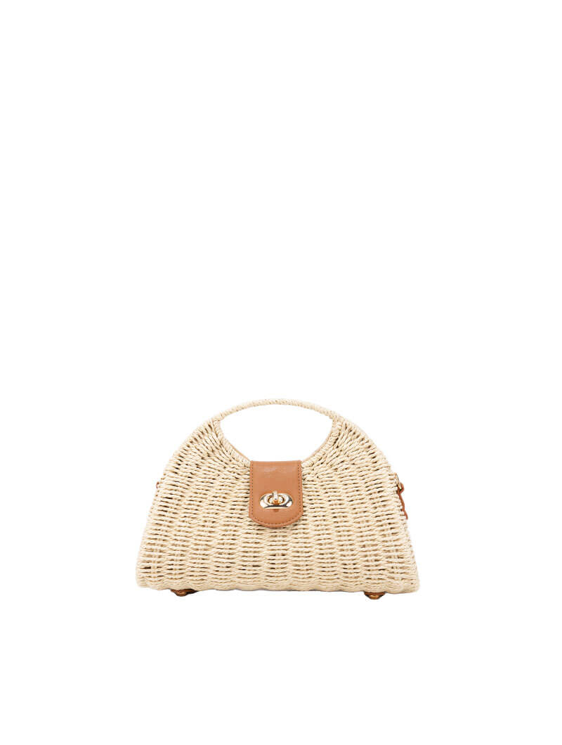 Sac à main en rotin